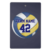 バレーボール ミニクリップボード (裏面)