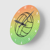 バレーボール; ラウンド壁時計 (傾斜)