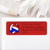 バレーボール ラベル (インサイチュ)