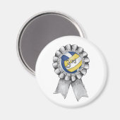 バレーボール リボン 3位 マグネット (正面/裏面)