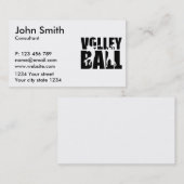 バレーボール 名刺 (正面/裏面)