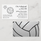 バレーボール 名刺 (正面/裏面)