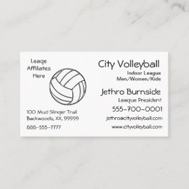 バレーボール 名刺