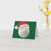 バレーボール 折りたたみ グリーティングカード (黄色い花)