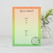 バレーボール； 招待状 (スタンド正面)