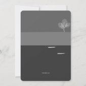 バレーボール 招待状 (裏面)