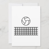 バレーボール 招待状 (正面)