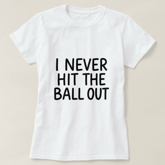 バレーボール 白い嘘は決してアウトしない Tシャツ (デザイン正面)