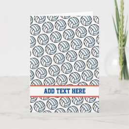 バレーボール 白 黒 スポーツ チーム カラー テキスト カード