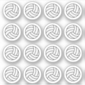 バレーボール 試合日 スポーツ リマインダー プランナー シール (正面)