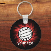 バレーボール;赤 キーホルダー (正面)