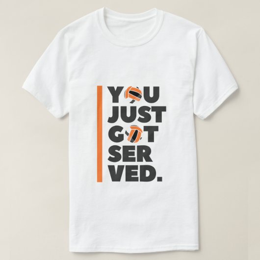 バレーボール Tシャツ (デザイン正面)
