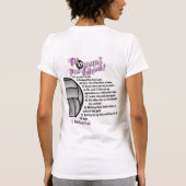 バレーボール Tシャツ (裏面)
