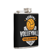 バレーボールADD文字スクール大学チームプレーヤー フラスク (右)