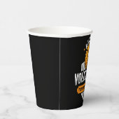 バレーボールADD文字スクール大学チームプレーヤー 紙コップ (右)