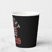 バレーボールADD NAMEスパイクボール攻撃チームスポーツ 紙コップ (左)