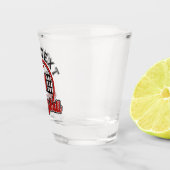 バレーボールADD NAMEスパイクボール攻撃チームプレーヤー ショットグラス (右)