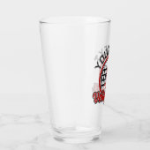 バレーボールADD NAMEスパイクボール攻撃チームプレーヤー タンブラーグラス (右)