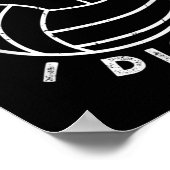 バレーボールI Dig Itおもしろい ポスター (角)