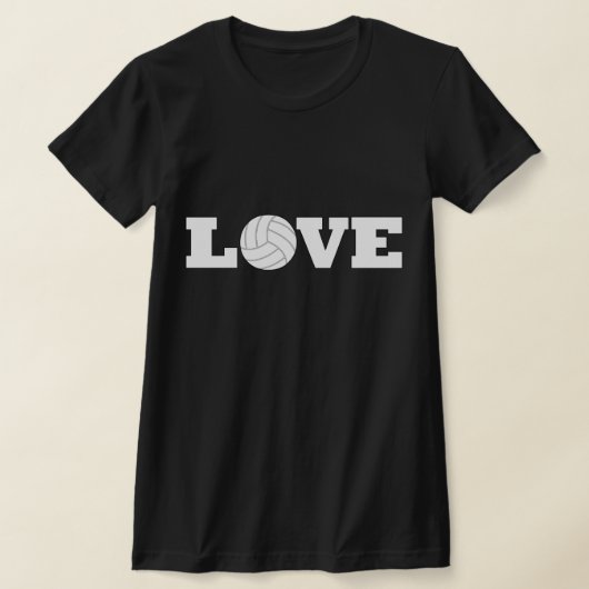 バレーボールLOVEバレーボール選手コーチチーム Tシャツ (レイダウン)