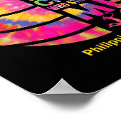 バレーボールTシャ10代のツガールズクリスチャンChri ポスター (角)