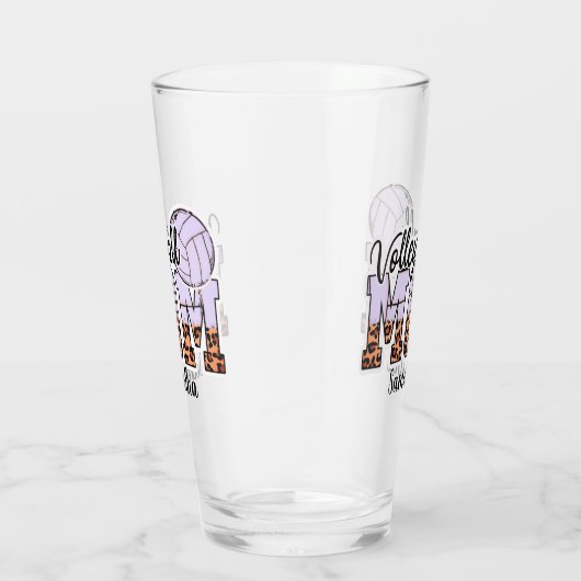 バレーボ誇りを持ったールMom – サポートの提供 タンブラーグラス (右)