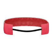 バレーボ赤と白レーボールヘッドバンド アスレチックヘッドバンド (裏面)