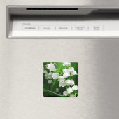 バレーマグネットの白いユリ マグネット (インサイチュ (食洗機))