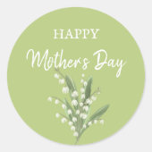 バレーマザーズ・デイのリリー ラウンドシール (正面)