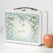 バレーメタル弁当箱の水の色のユリ メタルランチボックス (インサイチュ)