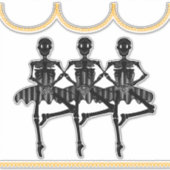 バレーリナスオンハロウィーン シール (正面)