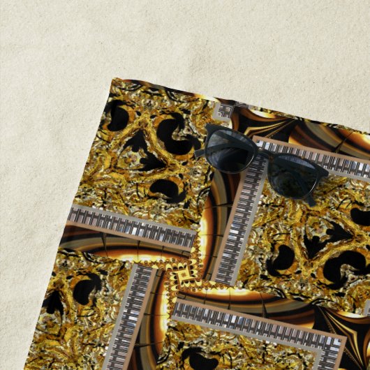 バレーロックスデザイエレガントナー ビーチタオル (インサイチュ)