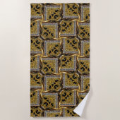 バレーロックスデザイエレガントナー ビーチタオル (正面)