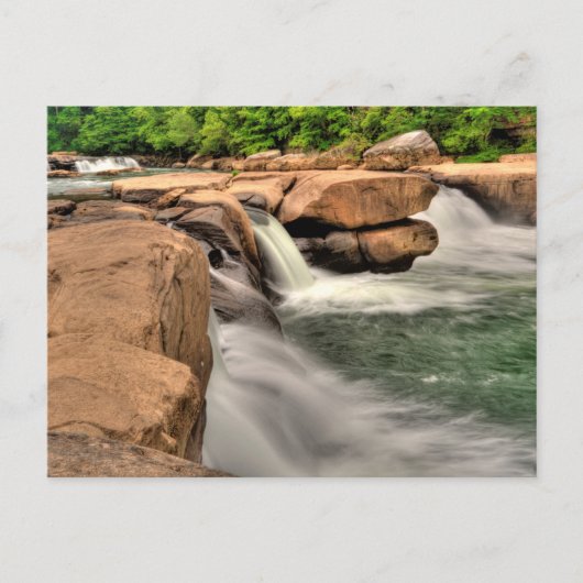 バレー滝州パーク,ウェストバージニア ポストカード (正面)