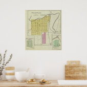 バレー滝、ウィリアムスタウン、カンザス州ローウェル ポスター (キッチン)