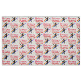 バレー素晴らしボール少女布帛 ファブリック (ファットクウォーター)