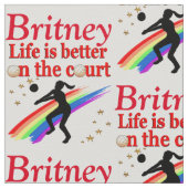 バレー素晴らしボール少女布帛 ファブリック (クローズアップ)