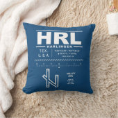 バレー・インターナショナル空港 HRL クッション (ブランケット)