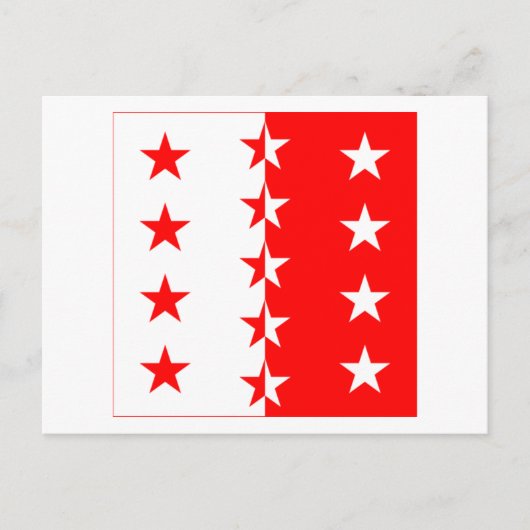 バレ国旗 ポストカード (正面)