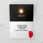 バレ恋しく思ンタインカード シーズンカード (内部)