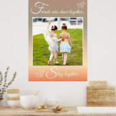 バレ最高のーフレンズダンス引用文&写真 ポスター (キッチン)