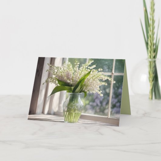 バレ考えー・ブーケのユリの君たち カード (正面)