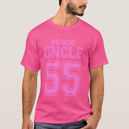 バレ誇りを持ったレーボールアンクル55 P Tシャツ (正面)