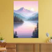 バレ静かーアットサンセット キャンバスプリント (インサイチュ (リビング))