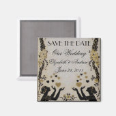 バレ飛んでいるンティン結婚ズ～の花嫁デート新しい マグネット (正面/裏面)