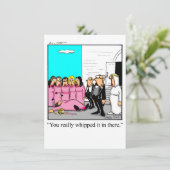 バロおもしろいラテパーティの招待状 招待状 (スタンド正面)