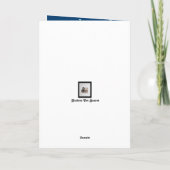 バロおもしろいン付き可愛い誕生日カードにバセットハウンド カード (裏面)