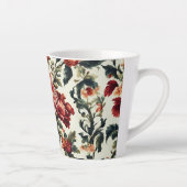 バロイタリアンーク。シックな花葉と花 カフェラテマグ (右)