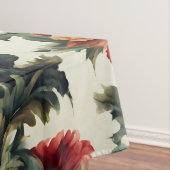 バロイタリアンーク。シックな花葉と花 テーブルクロス (インサイチュ)