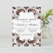 バロエレガントクのリハ結婚ーサルディナー 招待状 (スタンド正面)